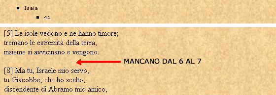Spostati come "contesto" nel cap. 40,19