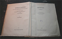 Volume Vetus latina presso la Biblioteca Nazionale di Napoli