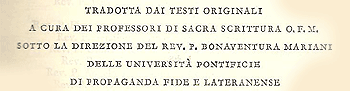 O.F.M. Ordine dei Frati Minori - Francescani