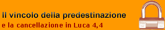 Tutto  predestinato da Dio: il libero arbitrio che non c'.