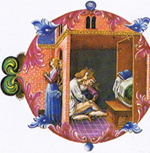 Codice miniato sulla violenza sessuale di Amnon - Biblioteca Estense, Modena