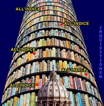 Cupolone di libri, Vaticano al Salone del libro di Torino 2014. Cupolone supertecnologico dei libri esposizione Chiesa