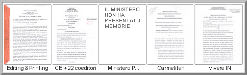 Le memorie depositate dai convenuti e dall'attore 