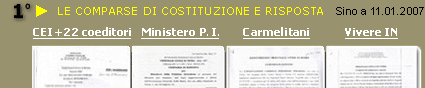 Le comparse di costituzione e risposta 